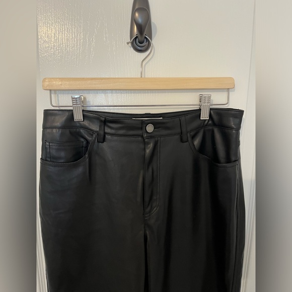 Mango Faux leather pants - Picture 3 of 5